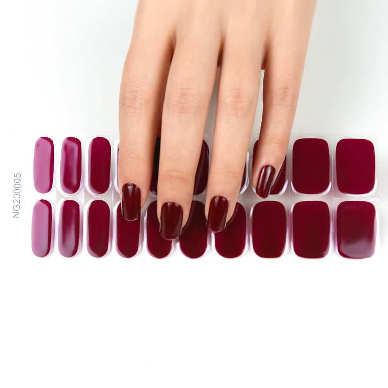 Shiraz Semi-cured Gel Nail Wrap Kit image 3