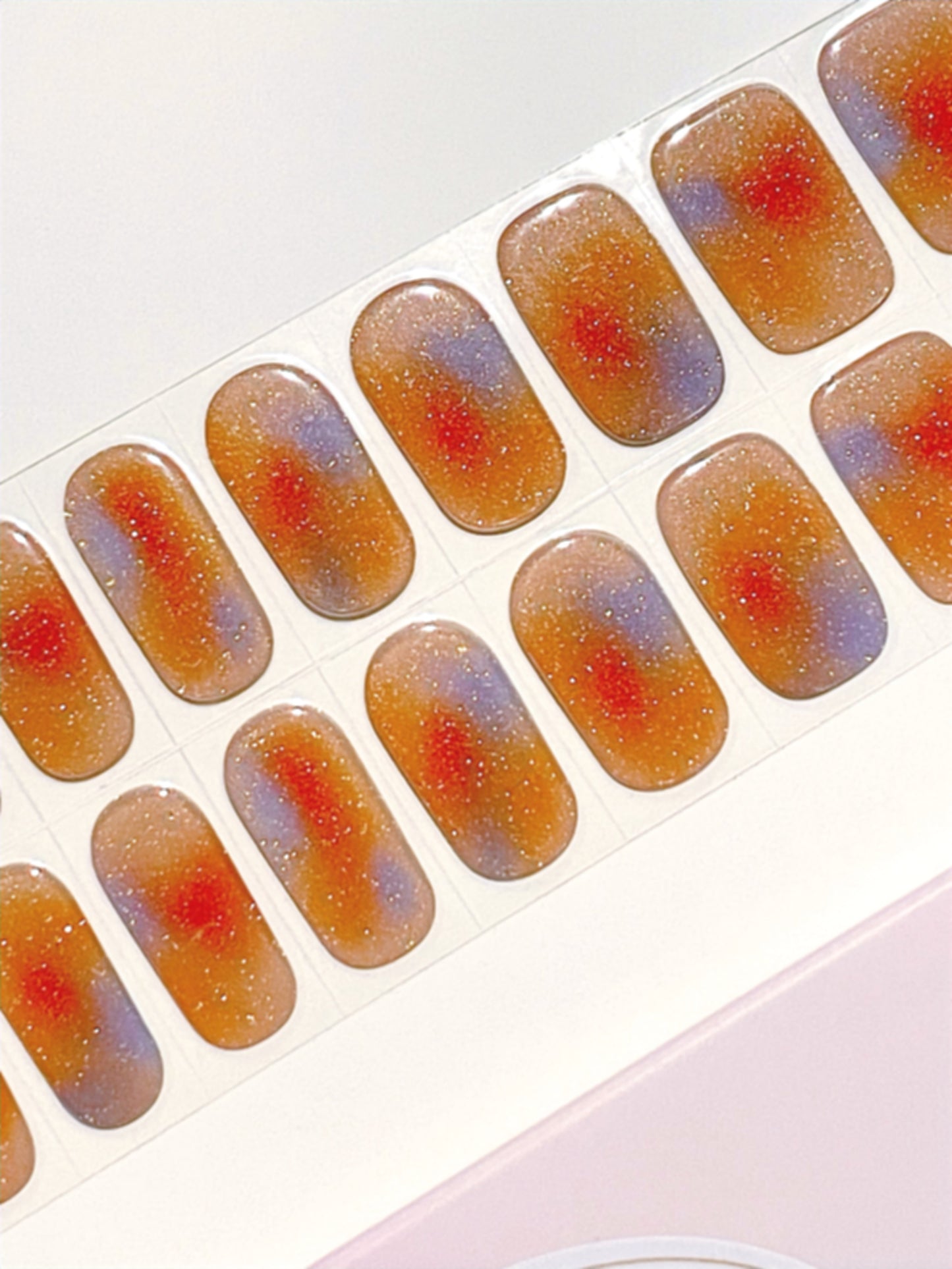 Dusk til Dawn Semi-Cured Gel Nail Wraps Kit image 1