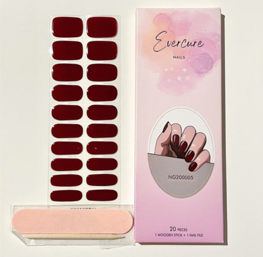 Shiraz Semi-cured Gel Nail Wrap Kit image 1
