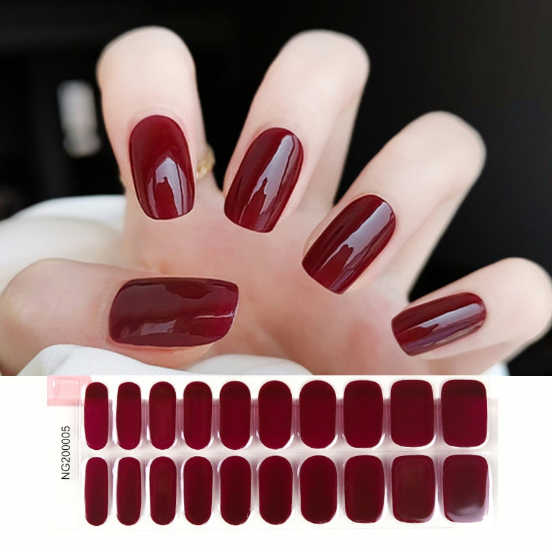 Shiraz Semi-cured Gel Nail Wrap Kit image 0