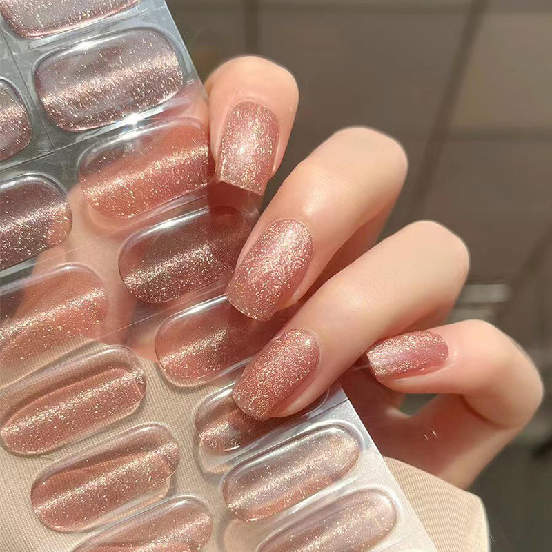 Gatsby Night Semi-Cured Gel Nail Wraps Kit image 1