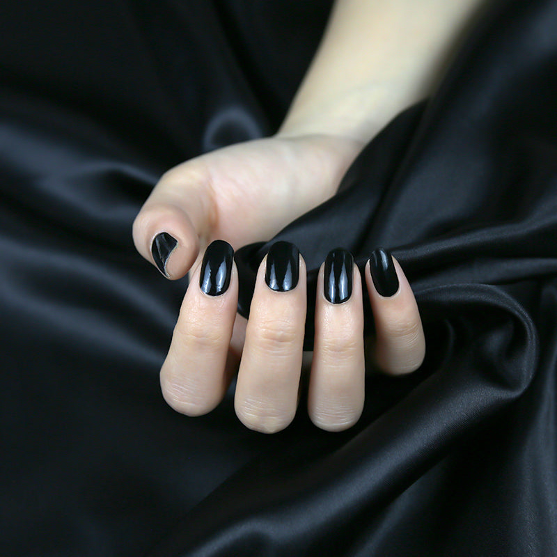 Black Widow Semi-Cured Gel Nail Wraps Kit image 2
