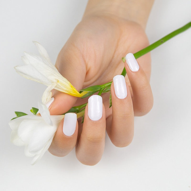 Snow White Semi-Cured Gel Nail Wraps Kit image 3