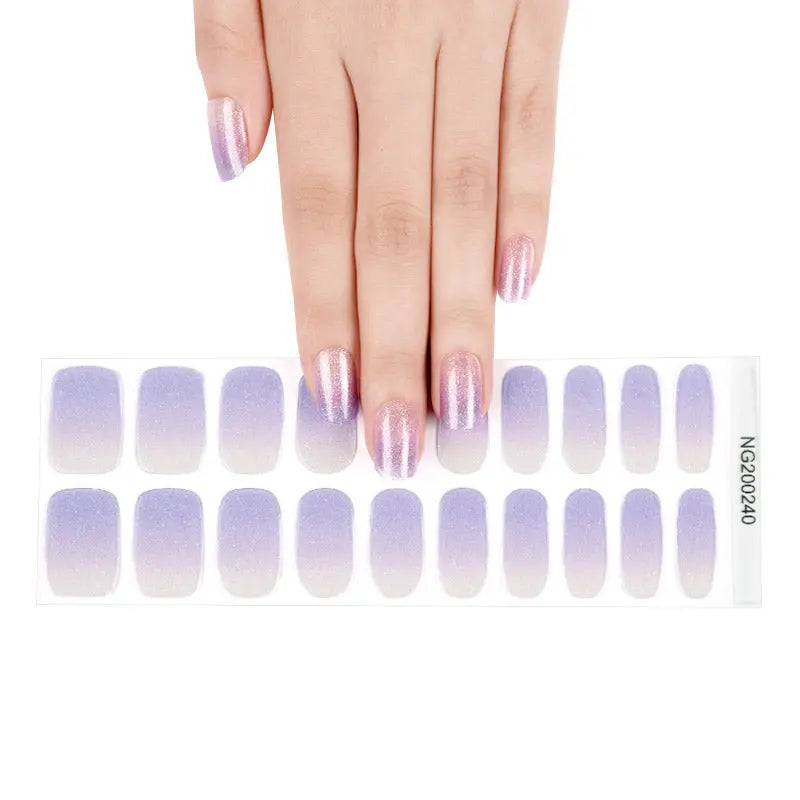 Sugarplum DIY Semi-cured Gel Nail Sticker Kit image 1