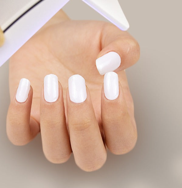 Snow White Semi-Cured Gel Nail Wraps Kit image 4