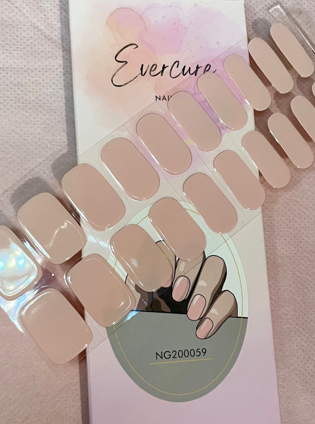 Sakura Semi-Cured Gel Nail Sticker Kit image 1