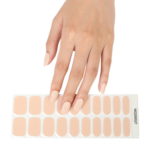 Semi Cured Gel Nail Stickers Versus Normal Nail Wraps