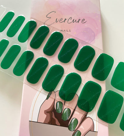 Pine Tree Semi cured Gel Nail Sticker Kit image 2