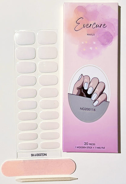 Glazed Donut Semi-cured Gel Nail Wraps Kit image 2
