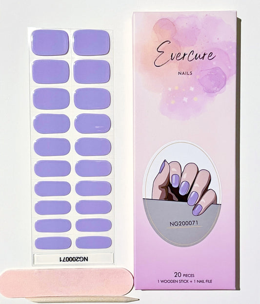 Wisteria Semi-Cured Gel Nail Wraps Kit image 0