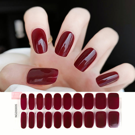 Shiraz Semi-cured Gel Nail Wrap Kit image 0