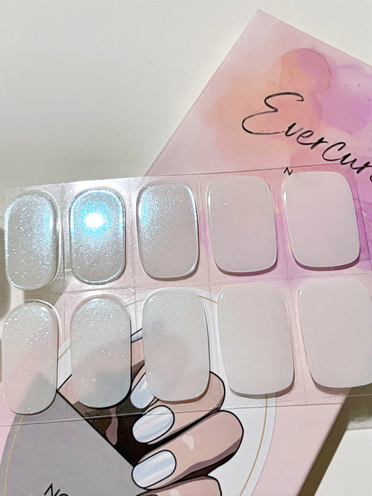Glazed Donut Semi-cured Gel Nail Wraps Kit image 0