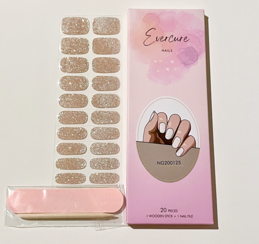 Starlight Semi-Cured Gel Nail Wraps Kit image 0