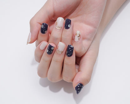 Night Sky Semi-Cured Gel Nail Wraps Kit image 2